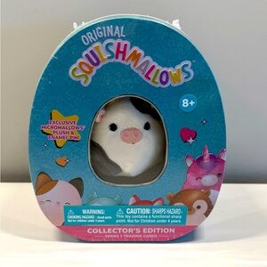 Connor Squishmallows Toy with pin & cards - Exclusive Edition